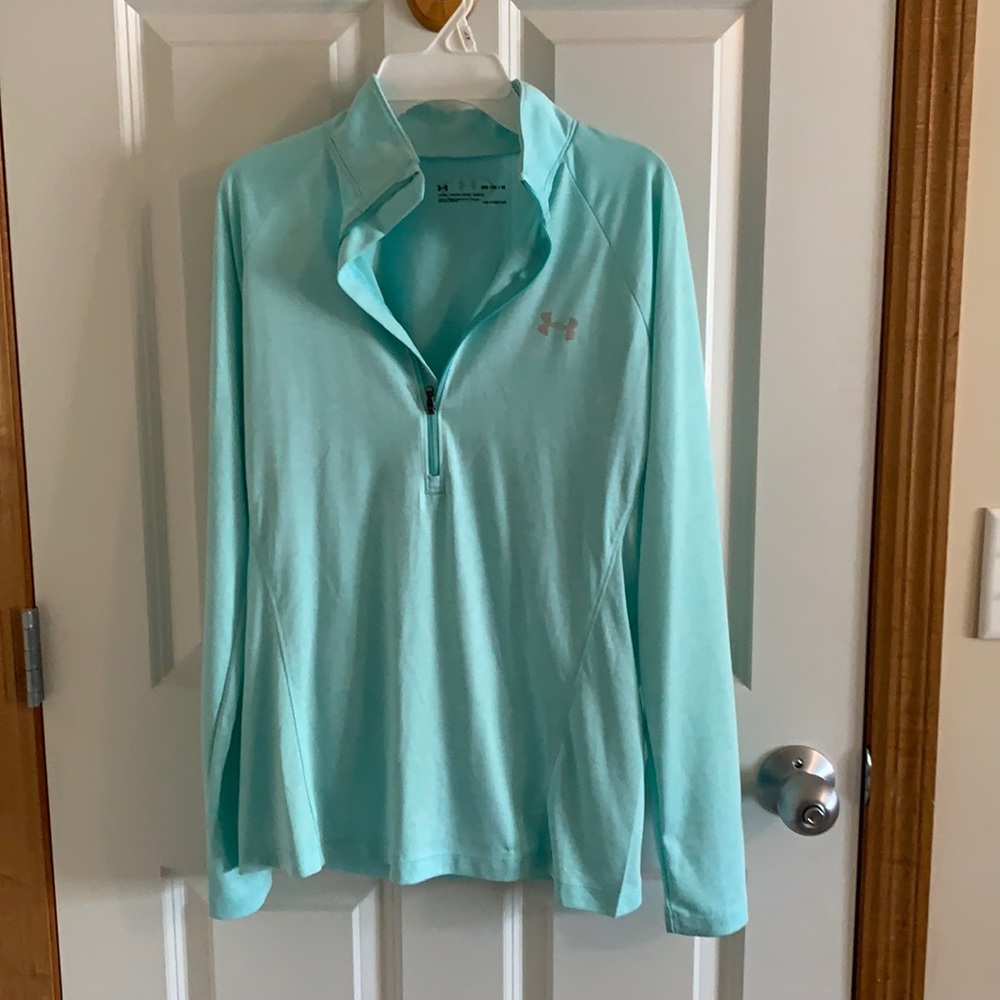 Light blue half zip up